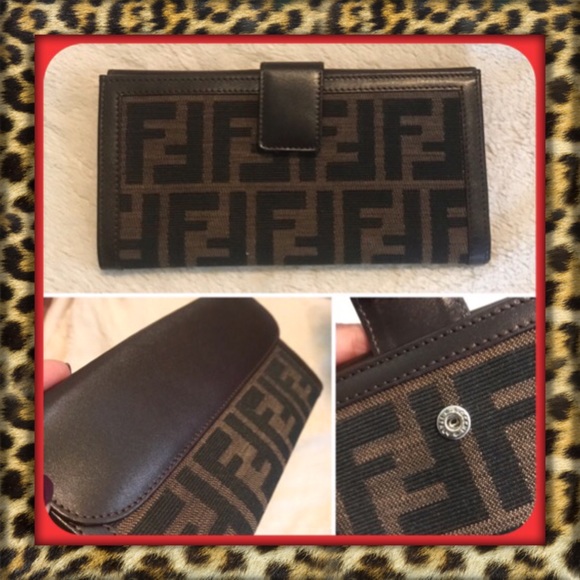 Fendi Handbags - Beautiful FENDI Zucca Long Wallet